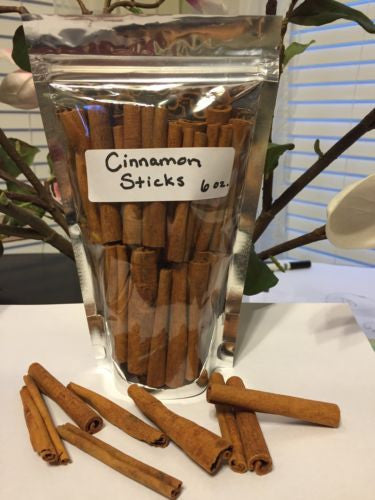 Cinnamon Sticks, Whole 6 oz. (approx. 43 ct.) or 12 oz. (approx. 95 sticks)