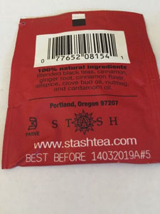 Chai Spice Tea Bags,150 Herbal Caffeinated Teabags,  FREE Spice See Details