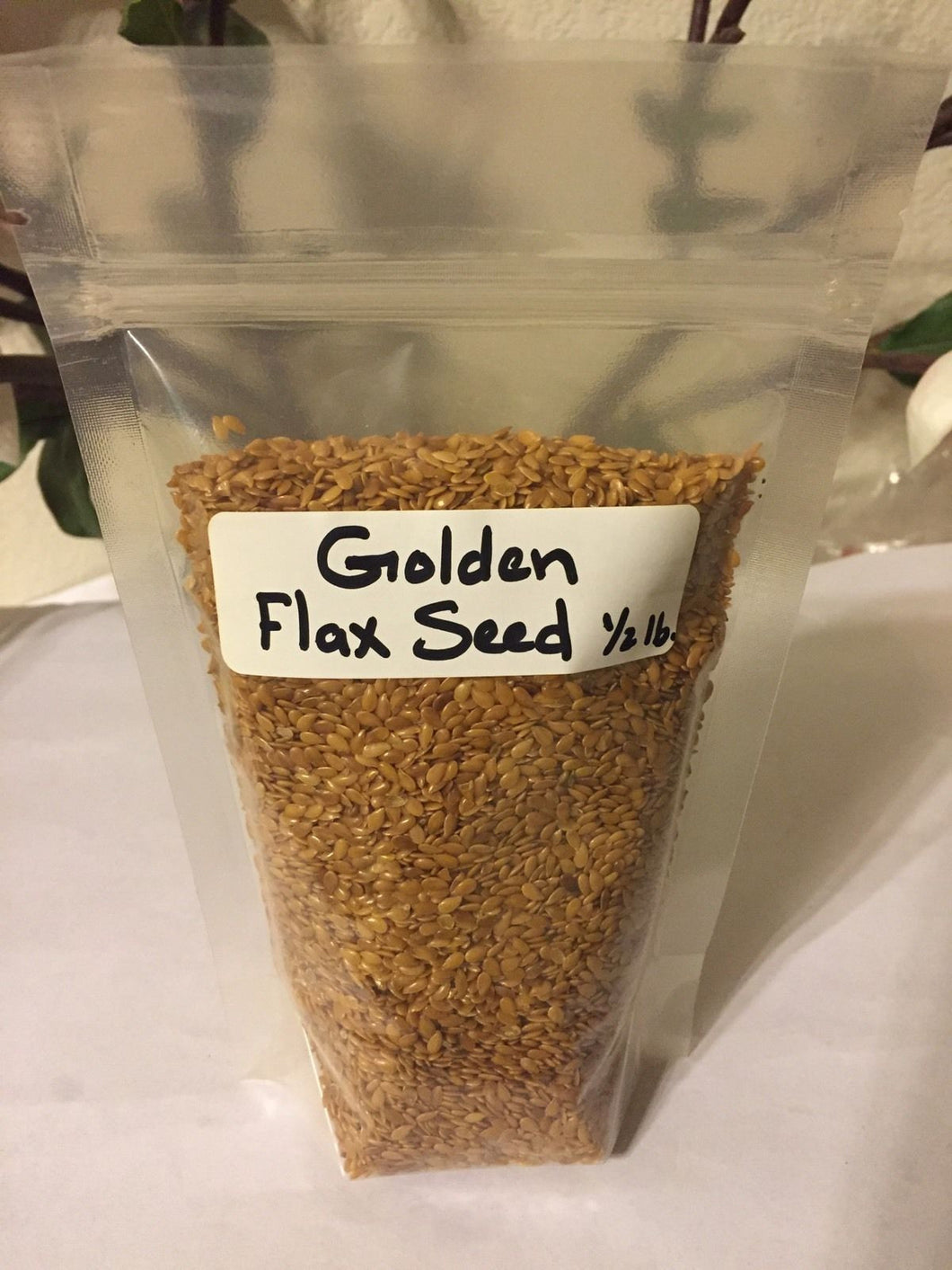 Flax Seed, Golden Whole Flaxseed, 8 oz.
