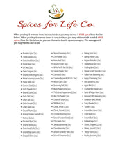 Free Spices, Spices for Life Company